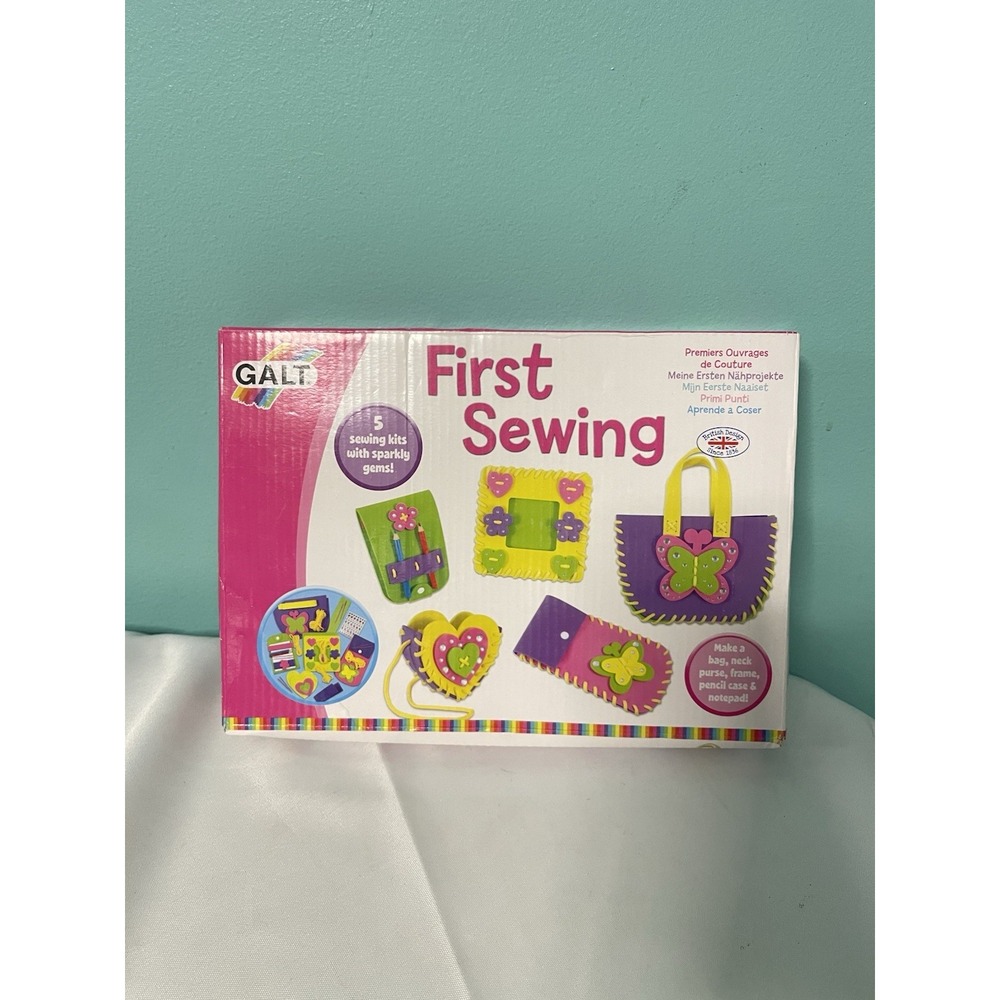 NEW Galt Toys First Sewing Kit for Kids Learn‎ to Sew DIY Craft Art Kit Ages 5+